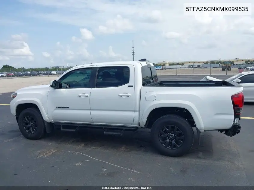 2021 Toyota Tacoma Sr5 V6 VIN: 5TFAZ5CNXMX099535 Lot: 42624448