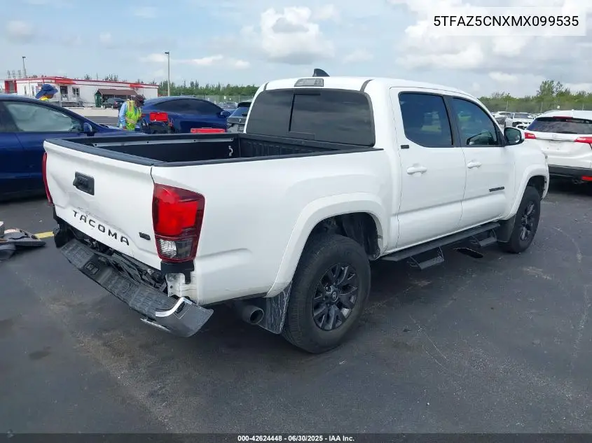 2021 Toyota Tacoma Sr5 V6 VIN: 5TFAZ5CNXMX099535 Lot: 42624448