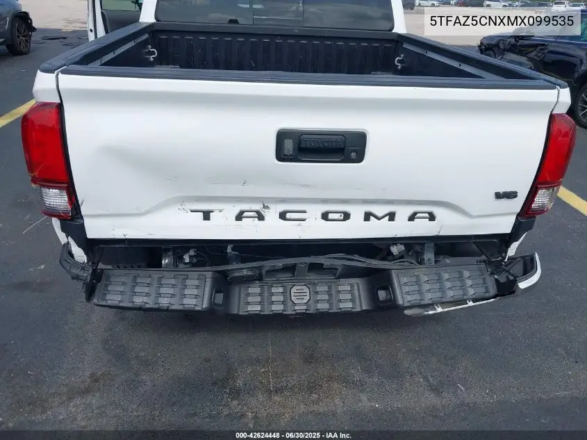 2021 Toyota Tacoma Sr5 V6 VIN: 5TFAZ5CNXMX099535 Lot: 42624448