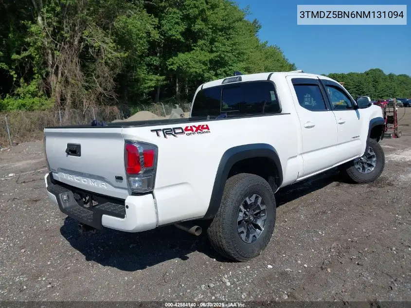 2022 Toyota Tacoma Trd Off Road VIN: 3TMDZ5BN6NM131094 Lot: 42584140