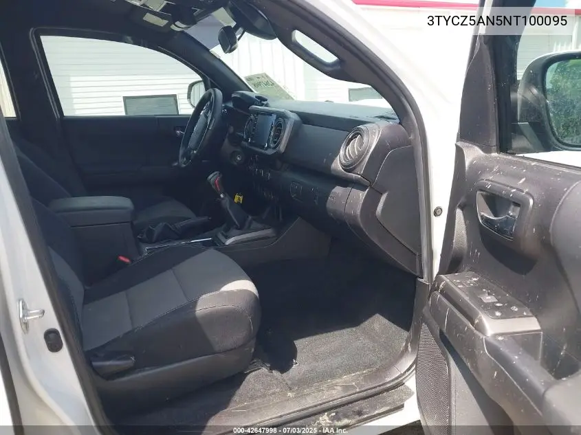 2022 Toyota Tacoma Trd Sport VIN: 3TYCZ5AN5NT100095 Lot: 42647998