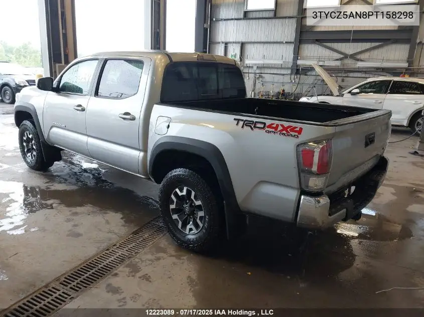 2023 Toyota Tacoma Trd Off Road VIN: 3TYCZ5AN8PT158298 Lot: 12223089