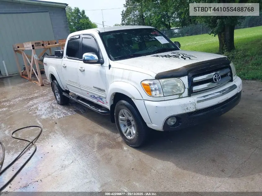 2005 Toyota Tundra Sr5 V8 VIN: 5TBDT44105S488768 Lot: 42256677