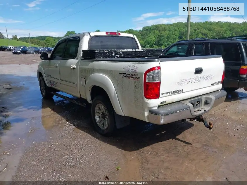 2005 Toyota Tundra Sr5 V8 VIN: 5TBDT44105S488768 Lot: 42256677