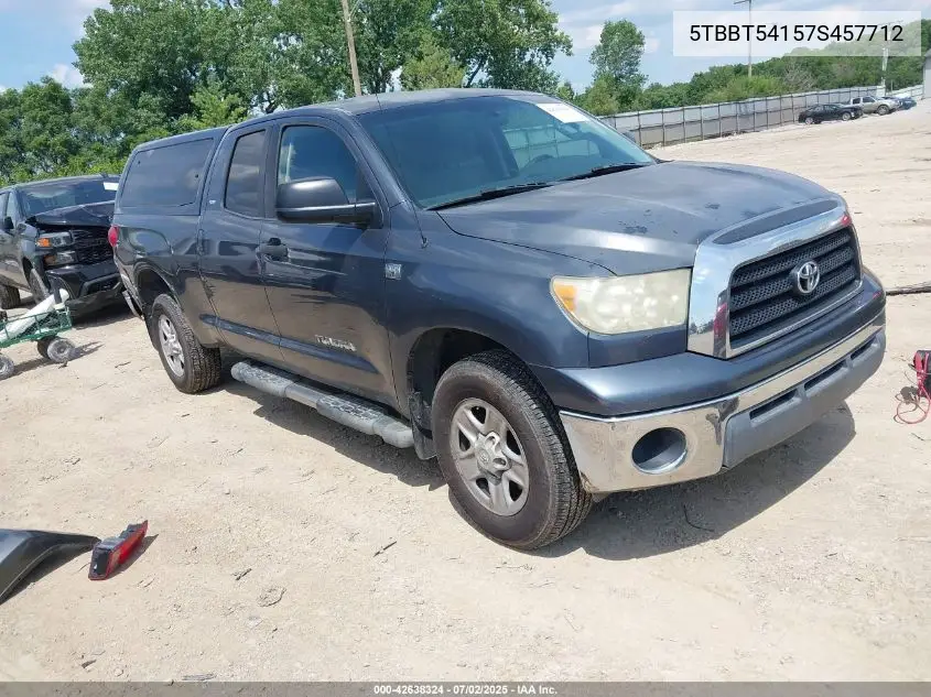 2007 Toyota Tundra Sr5 4.7L V8 VIN: 5TBBT54157S457712 Lot: 42638324