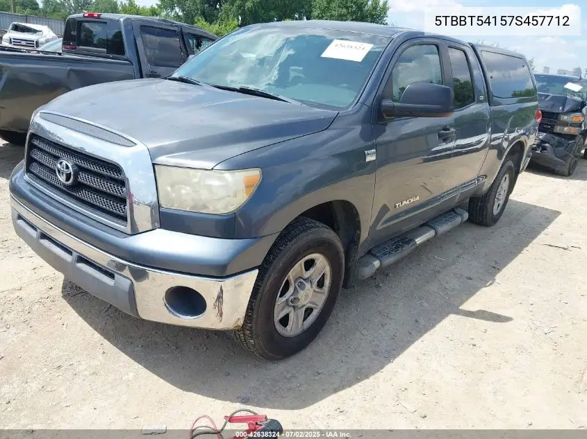 2007 Toyota Tundra Sr5 4.7L V8 VIN: 5TBBT54157S457712 Lot: 42638324