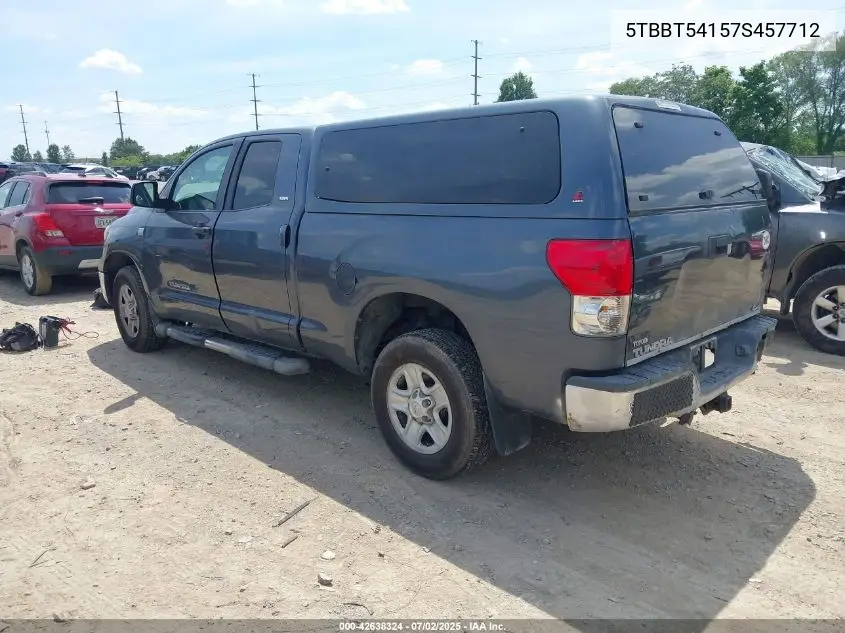 2007 Toyota Tundra Sr5 4.7L V8 VIN: 5TBBT54157S457712 Lot: 42638324