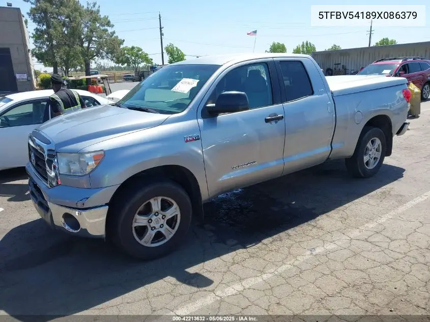 2009 Toyota Tundra Sr5 5.7L V8 VIN: 5TFBV54189X086379 Lot: 42213632