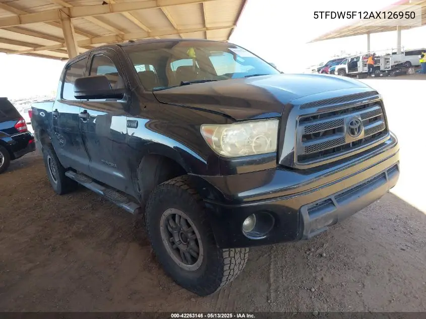 2010 Toyota Tundra Grade 5.7L V8 VIN: 5TFDW5F12AX126950 Lot: 42263146