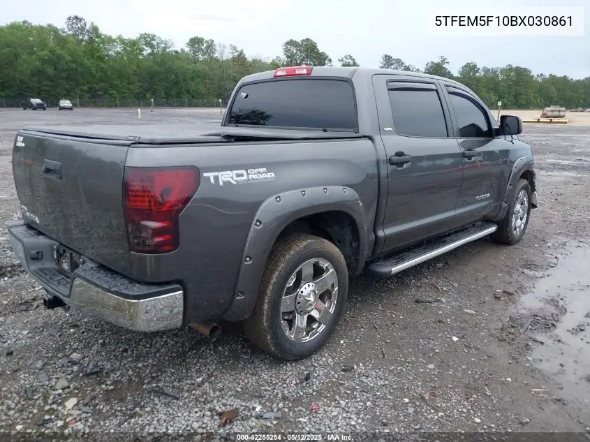 2011 Toyota Tundra Grade 4.6L V8 VIN: 5TFEM5F10BX030861 Lot: 42255254