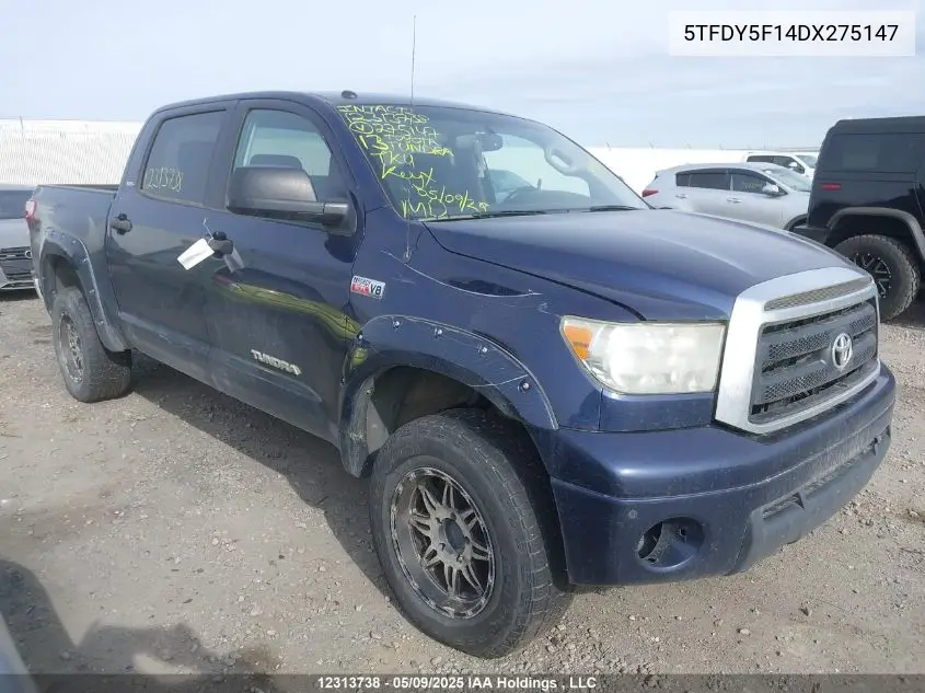 2013 Toyota Tundra Crewmax Sr5 VIN: 5TFDY5F14DX275147 Lot: 12313738