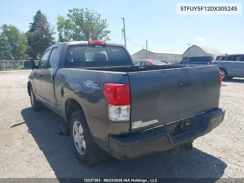 5tfuy5f12dx305245 5TFUY5F12DX305245 2013 Toyota Tundra Sr5 5.7L V8