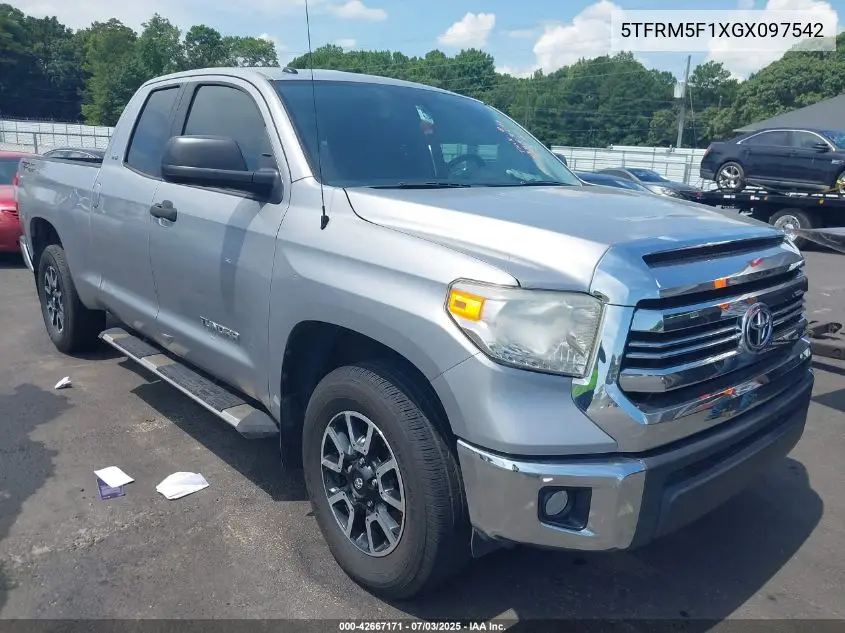 2016 Toyota Tundra Sr5 4.6L V8 VIN: 5TFRM5F1XGX097542 Lot: 42667171