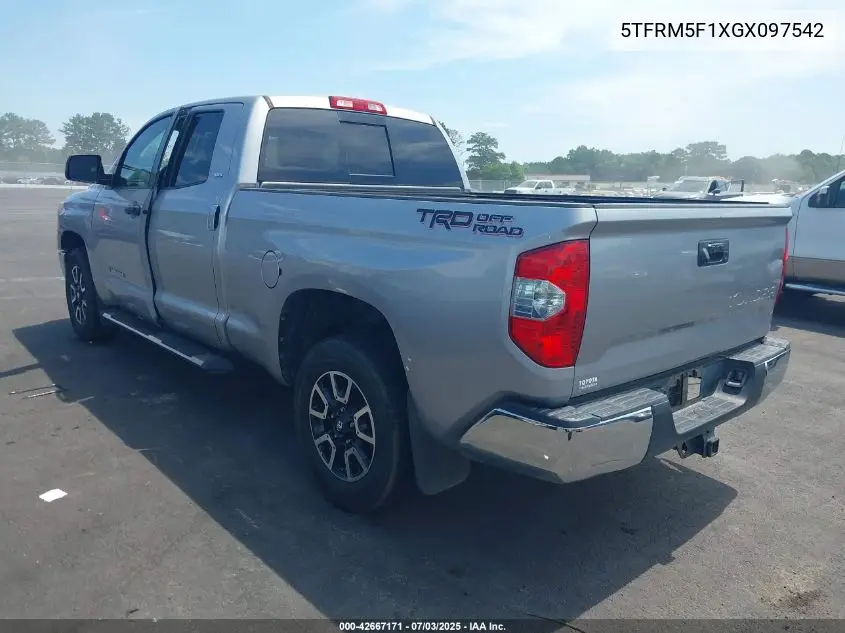 2016 Toyota Tundra Sr5 4.6L V8 VIN: 5TFRM5F1XGX097542 Lot: 42667171