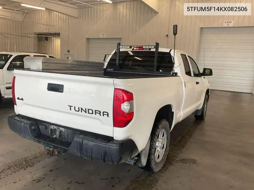 5tfum5f14kx082506 5TFUM5F14KX082506 2019 Toyota Tundra Sr 4.6L V8