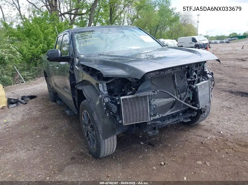 2022 Toyota Tundra Limited VIN: 5TFJA5DA6NX033679 Lot: 42152397