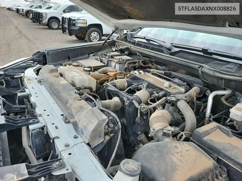 2022 Toyota Tundra Sr5 VIN: 5TFLA5DAXNX008826 Lot: 42233462