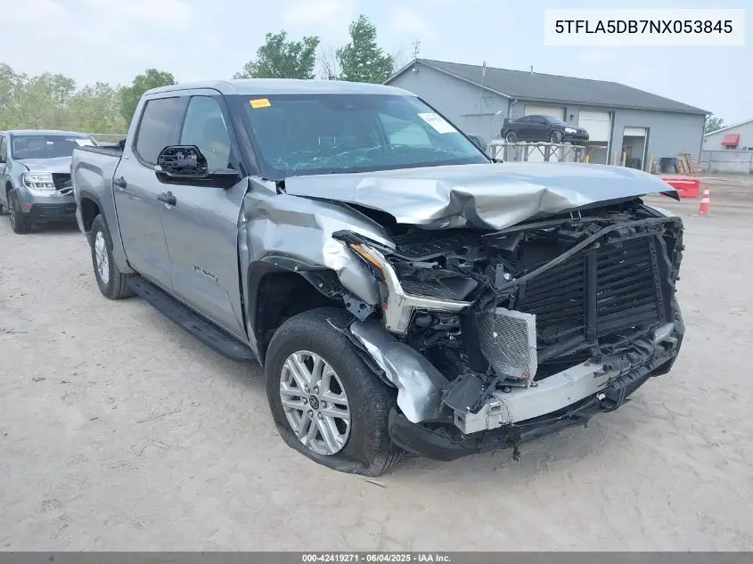 2022 Toyota Tundra Sr5 VIN: 5TFLA5DB7NX053845 Lot: 42419271