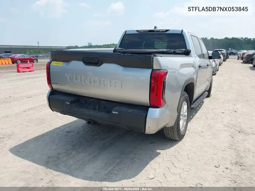 2022 Toyota Tundra Sr5 VIN: 5TFLA5DB7NX053845 Lot: 42419271
