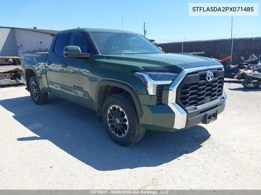 2023 Toyota Tundra Sr VIN: 5TFLA5DA2PX071485 Lot: 12313031