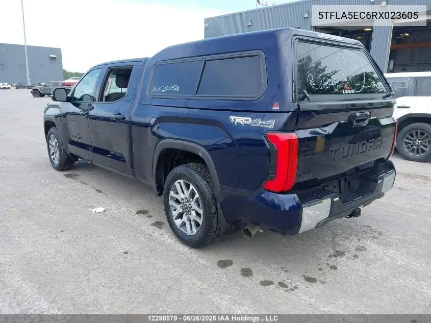 2024 Toyota Tundra Crewmax Sr5 VIN: 5TFLA5EC6RX023605 Lot: 12298579
