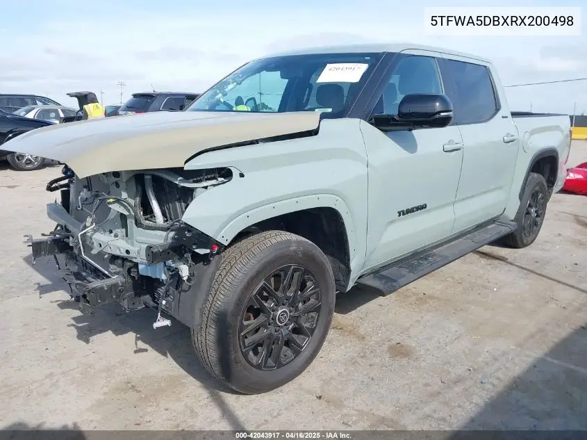 2024 Toyota Tundra Limited VIN: 5TFWA5DBXRX200498 Lot: 42043917