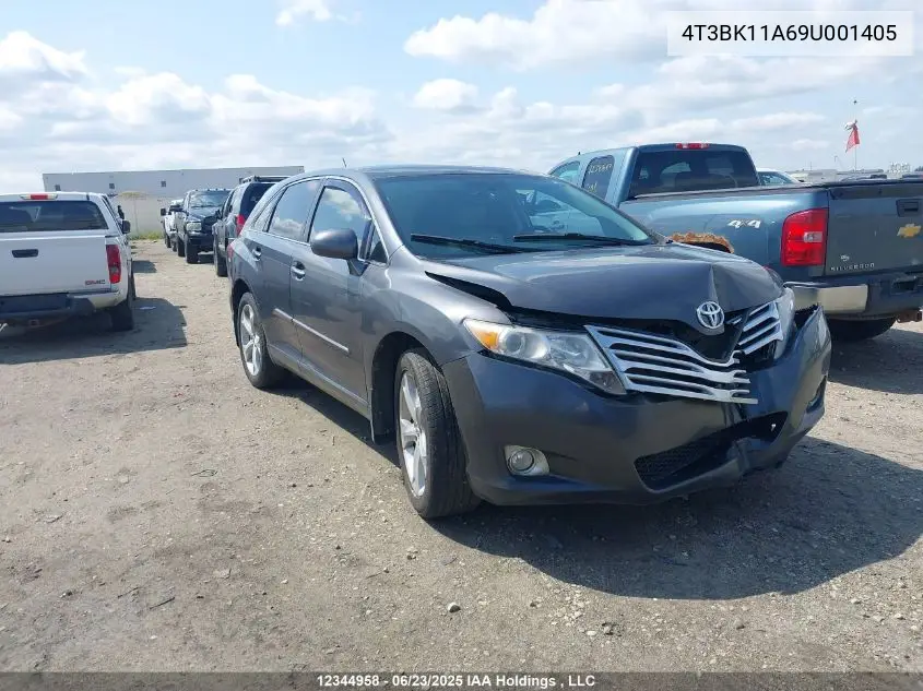 2009 Toyota Venza VIN: 4T3BK11A69U001405 Lot: 12344958