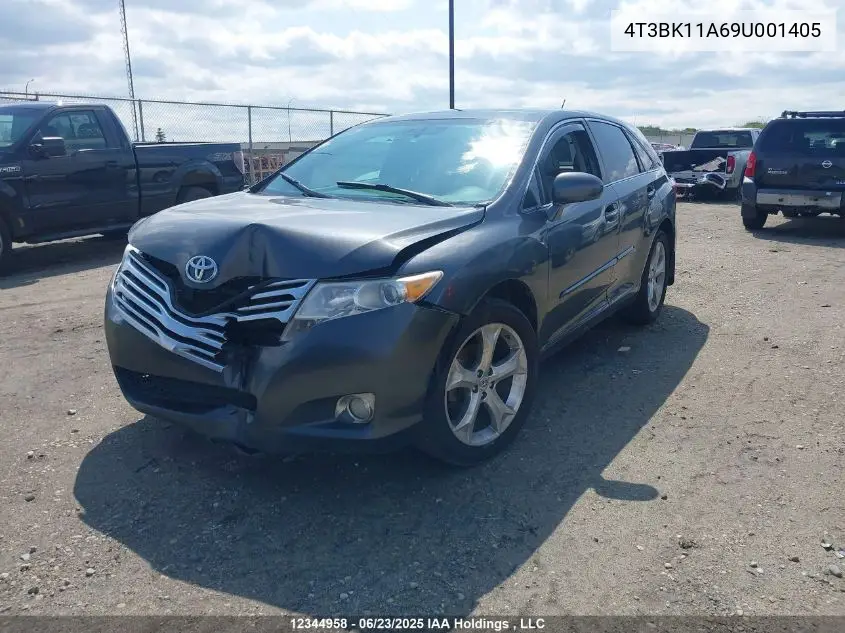 2009 Toyota Venza VIN: 4T3BK11A69U001405 Lot: 12344958