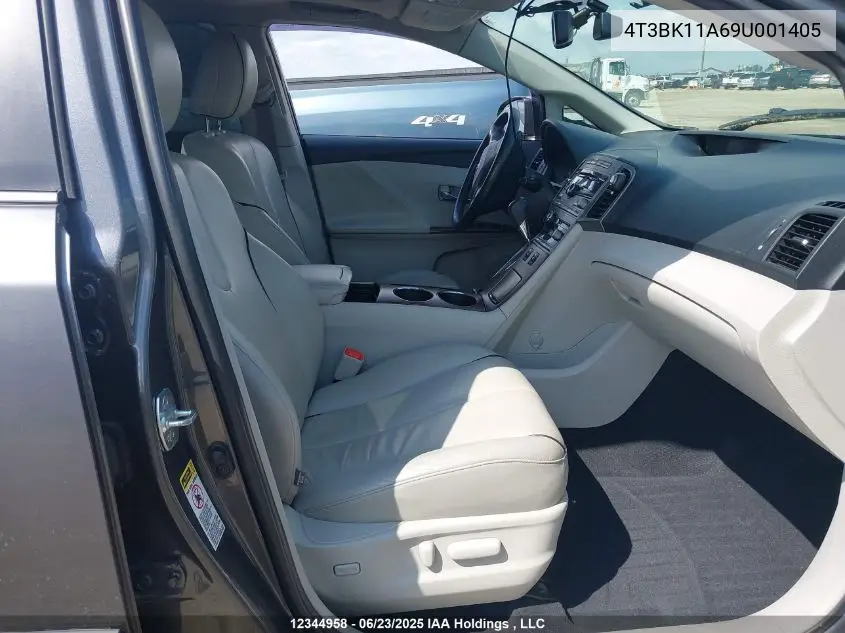 2009 Toyota Venza VIN: 4T3BK11A69U001405 Lot: 12344958
