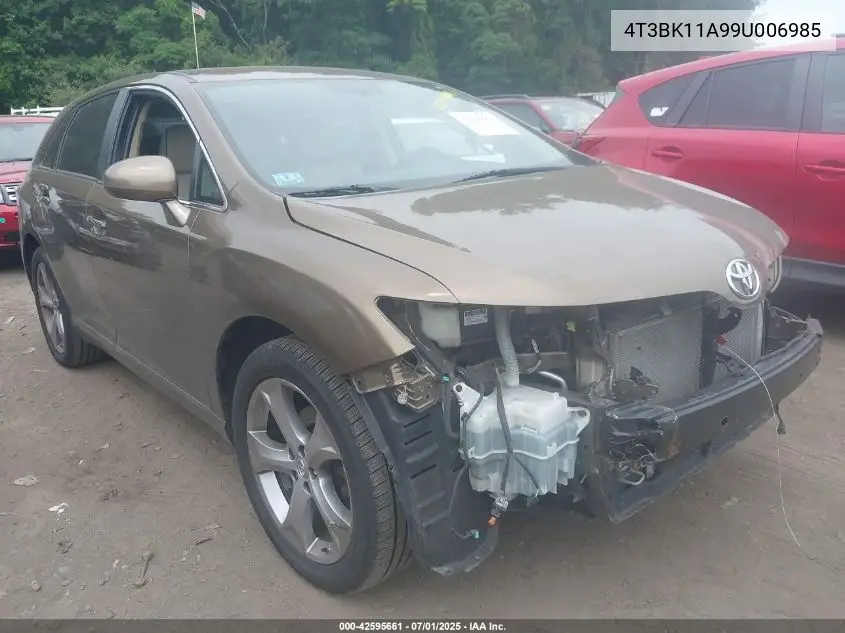2009 Toyota Venza Base V6 VIN: 4T3BK11A99U006985 Lot: 42595661