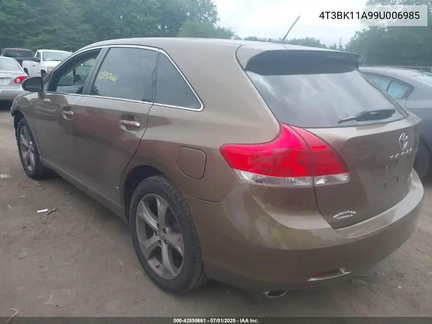 2009 Toyota Venza Base V6 VIN: 4T3BK11A99U006985 Lot: 42595661