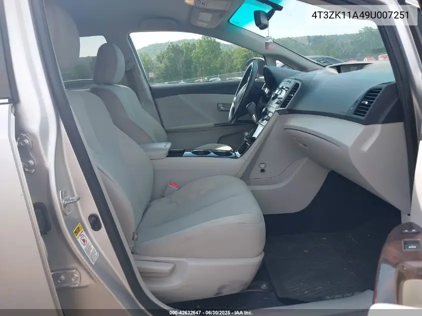 2009 Toyota Venza Base V6 VIN: 4T3ZK11A49U007251 Lot: 42632647