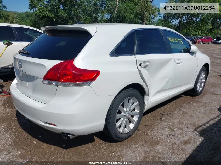 2009 Toyota Venza VIN: 4T3ZE11A39U012254 Lot: 42632775