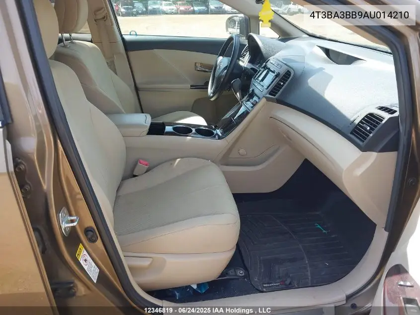 2010 Toyota Venza VIN: 4T3BA3BB9AU014210 Lot: 12346819
