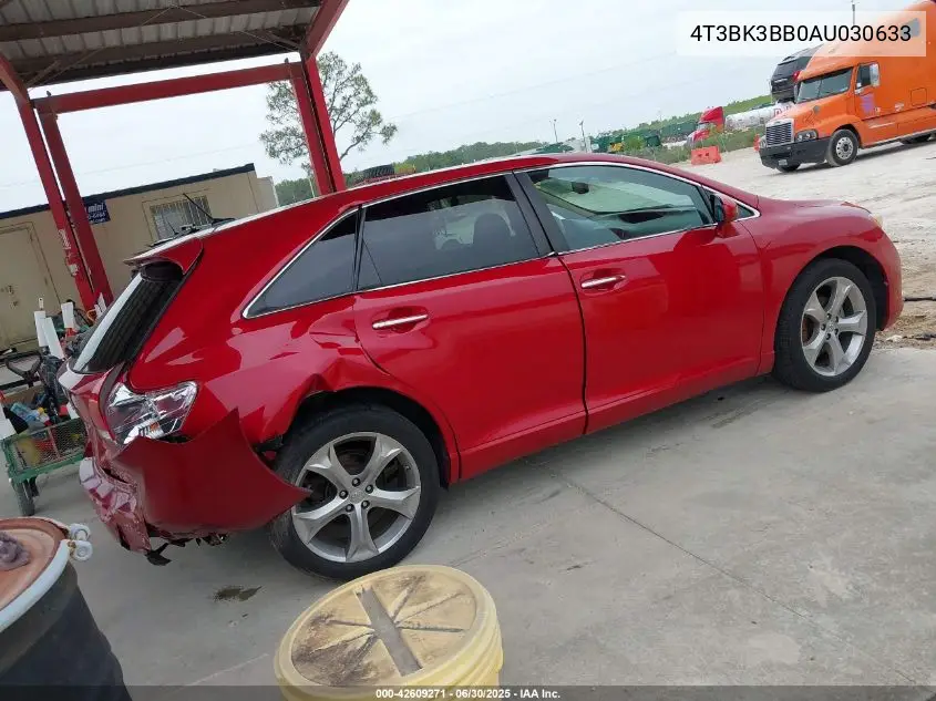 2010 Toyota Venza Base V6 VIN: 4T3BK3BB0AU030633 Lot: 42609271