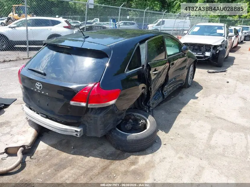 2010 Toyota Venza VIN: 4T3ZA3BB4AU028885 Lot: 42617971