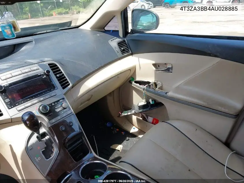 2010 Toyota Venza VIN: 4T3ZA3BB4AU028885 Lot: 42617971