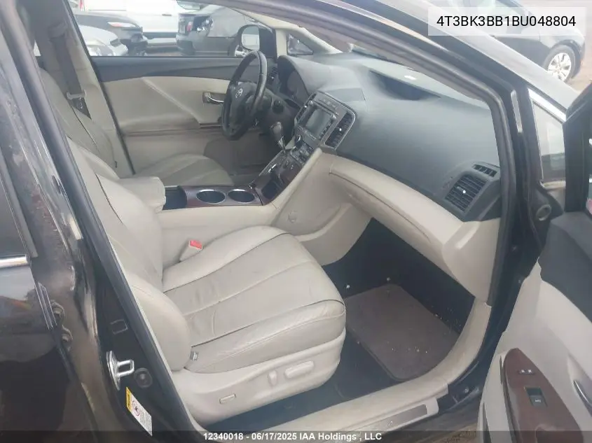 2011 Toyota Venza Base V6 VIN: 4T3BK3BB1BU048804 Lot: 12340018
