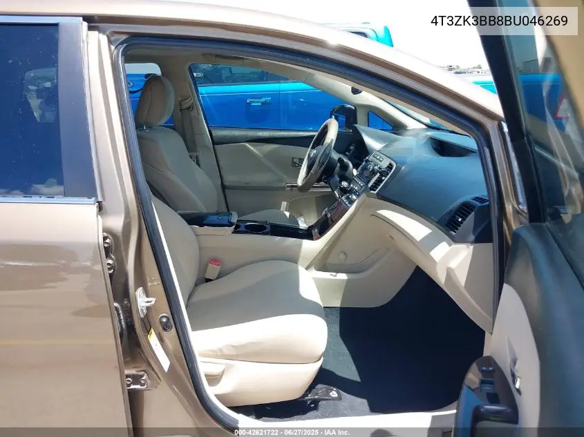2011 Toyota Venza Base V6 VIN: 4T3ZK3BB8BU046269 Lot: 42621722