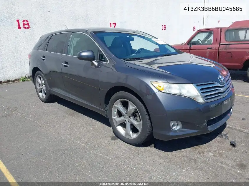 2011 Toyota Venza Base V6 VIN: 4T3ZK3BB6BU045685 Lot: 42652892