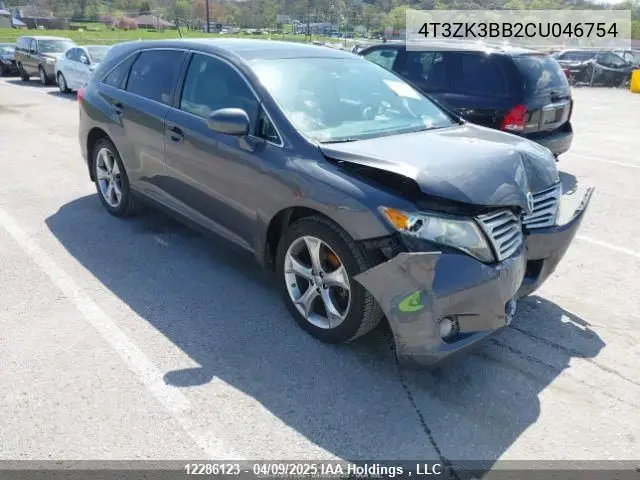 2012 Toyota Venza Base V6 VIN: 4T3ZK3BB2CU046754 Lot: 12286123