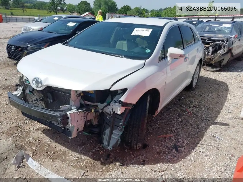 2013 Toyota Venza Xle VIN: 4T3ZA3BB2DU065096 Lot: 42206702