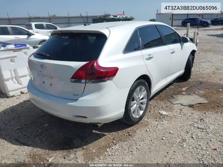 2013 Toyota Venza Xle VIN: 4T3ZA3BB2DU065096 Lot: 42206702