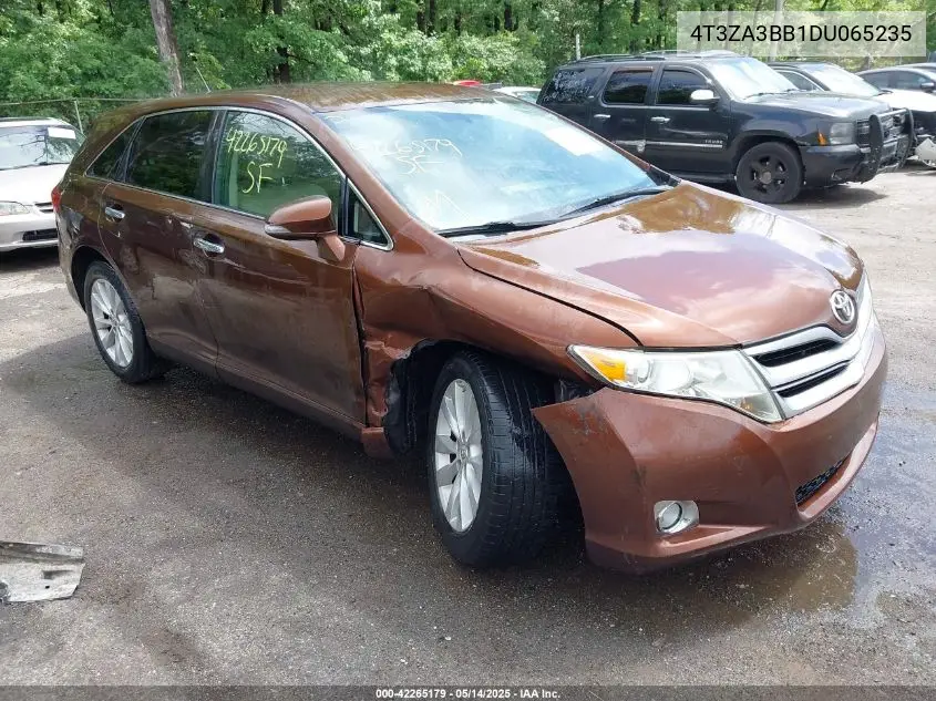 2013 Toyota Venza Le VIN: 4T3ZA3BB1DU065235 Lot: 42265179