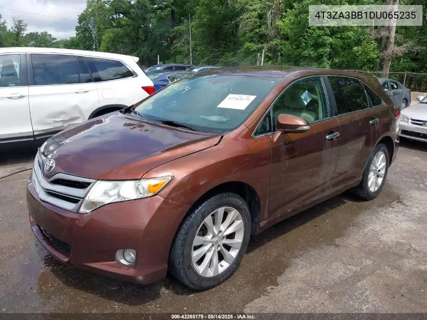 2013 Toyota Venza Le VIN: 4T3ZA3BB1DU065235 Lot: 42265179