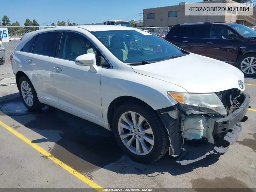 2013 Toyota Venza Xle VIN: 4T3ZA3BB2DU071884 Lot: 42598222