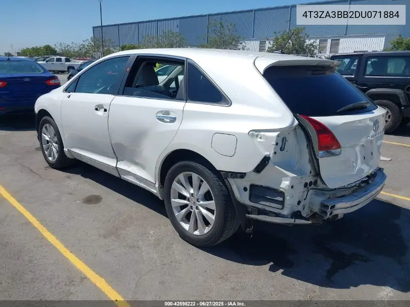 2013 Toyota Venza Xle VIN: 4T3ZA3BB2DU071884 Lot: 42598222