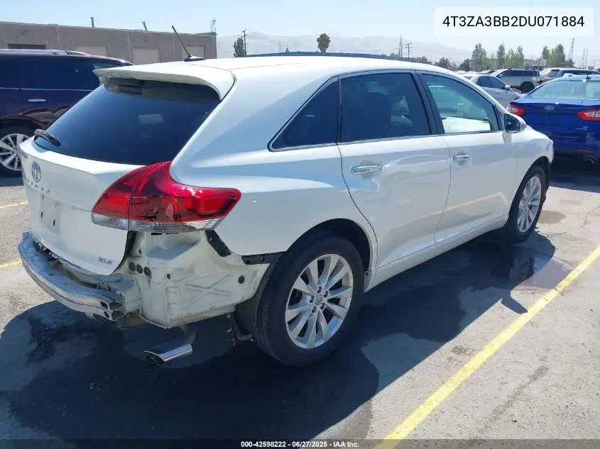 2013 Toyota Venza Xle VIN: 4T3ZA3BB2DU071884 Lot: 42598222