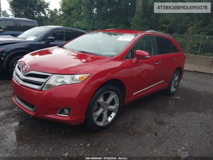 2013 Toyota Venza Le/Xle/Limited VIN: 4T3BK3BB9DU095078 Lot: 42604446