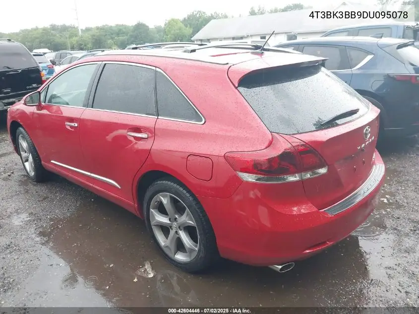 2013 Toyota Venza Le/Xle/Limited VIN: 4T3BK3BB9DU095078 Lot: 42604446